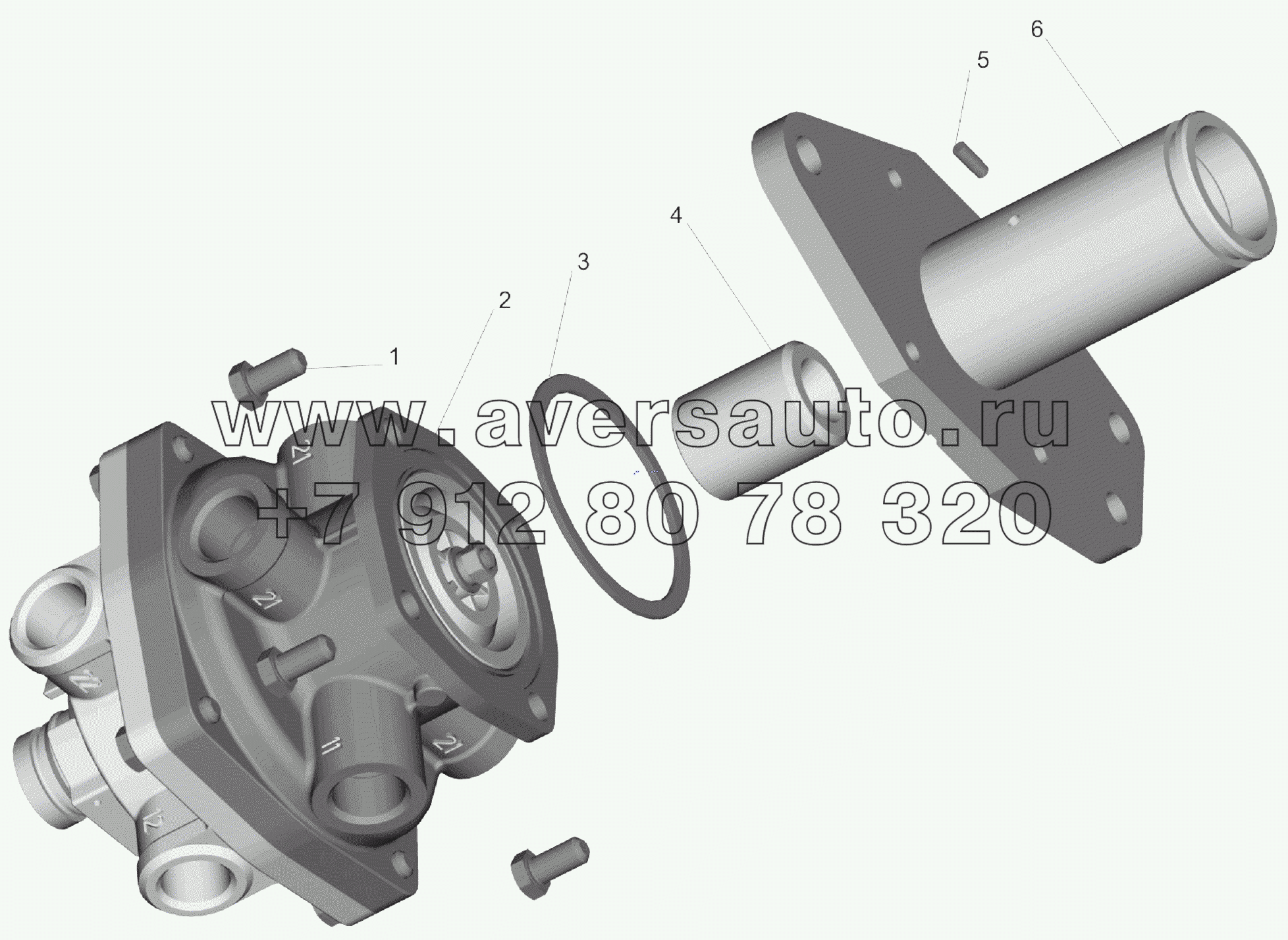 Тормозной кран 64221-3514108-010